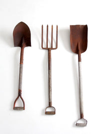 vintage garden tool set
