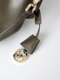 Michael Kors Greenwich leather bucket bag