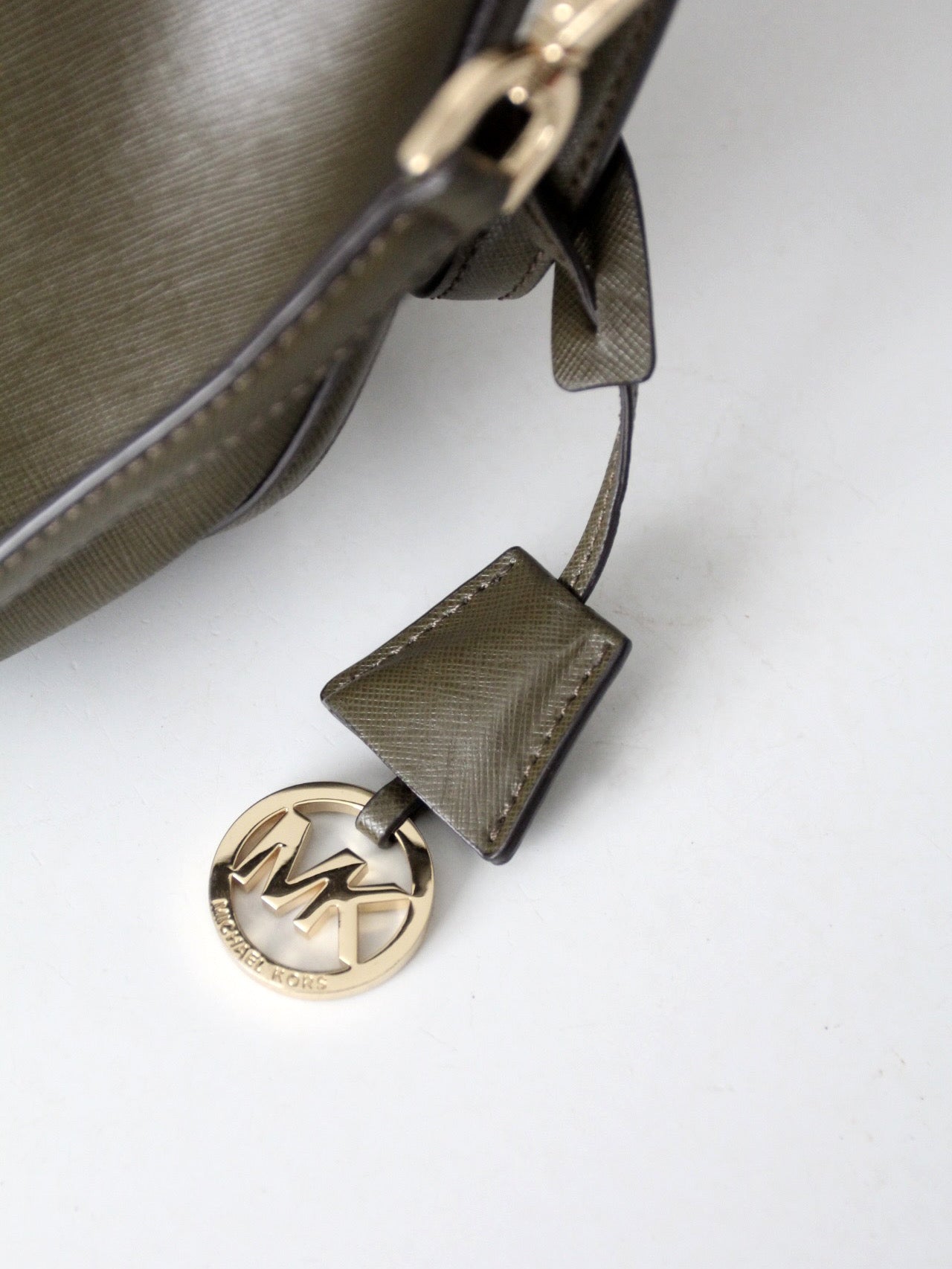Michael Kors Greenwich leather bucket bag