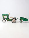 vintage Murray push pedal tractor with cart