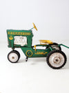 vintage Murray push pedal tractor with cart