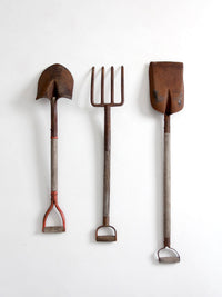 vintage garden tool set