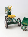 vintage Murray push pedal tractor with cart