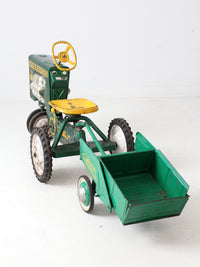 vintage Murray push pedal tractor with cart