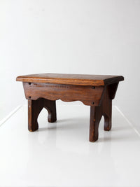 antique farmhouse wooden step stool