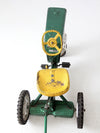 vintage Murray push pedal tractor with cart