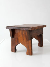 antique farmhouse wooden step stool