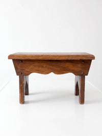 antique farmhouse wooden step stool