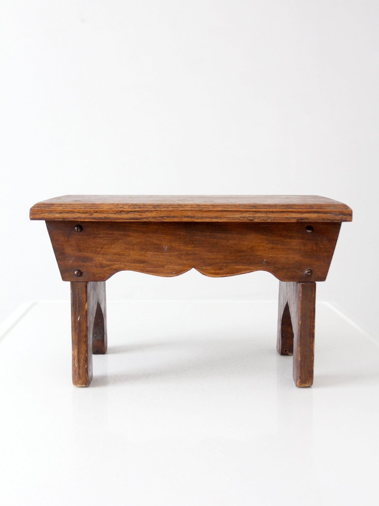 antique farmhouse wooden step stool