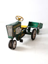 vintage Murray push pedal tractor with cart