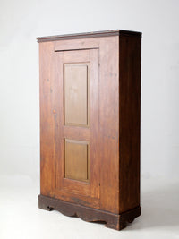 antique mid-19th century corner cupboard