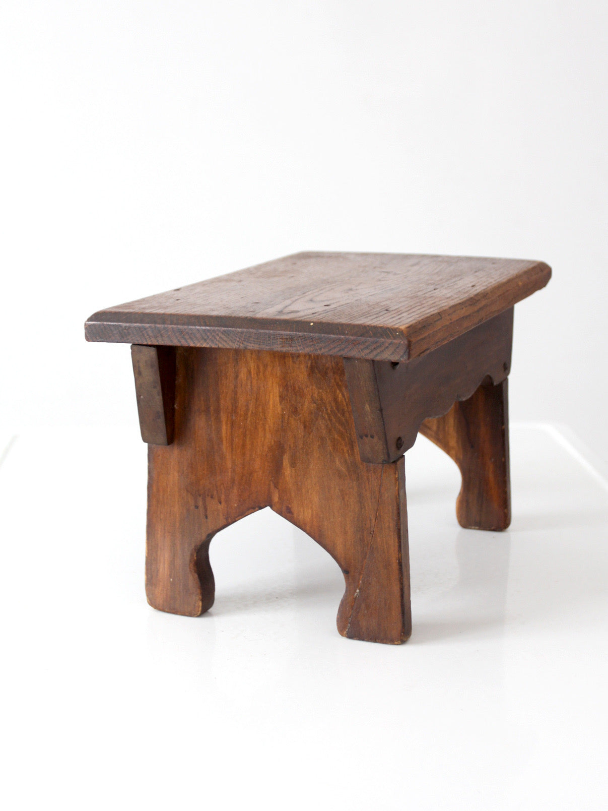 antique farmhouse wooden step stool