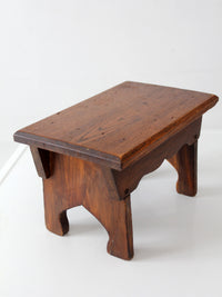 antique farmhouse wooden step stool