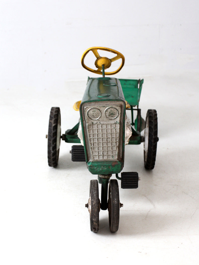 vintage Murray push pedal tractor with cart