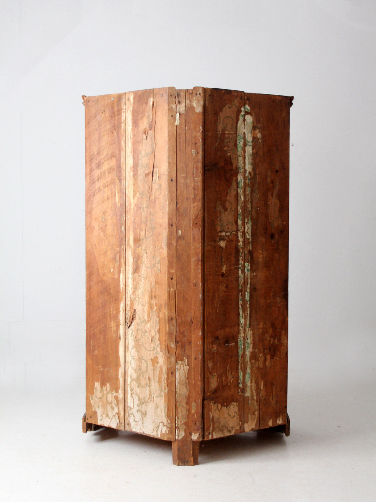 antique mid-19th century corner cupboard