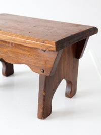 antique farmhouse wooden step stool