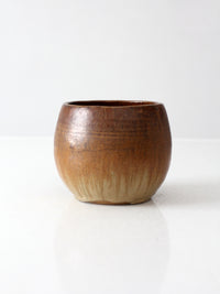 vintage handmade studio pottery bowl