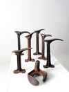 19th century cobblers tools: forms and anvils