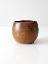 vintage handmade studio pottery bowl