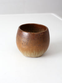 vintage handmade studio pottery bowl