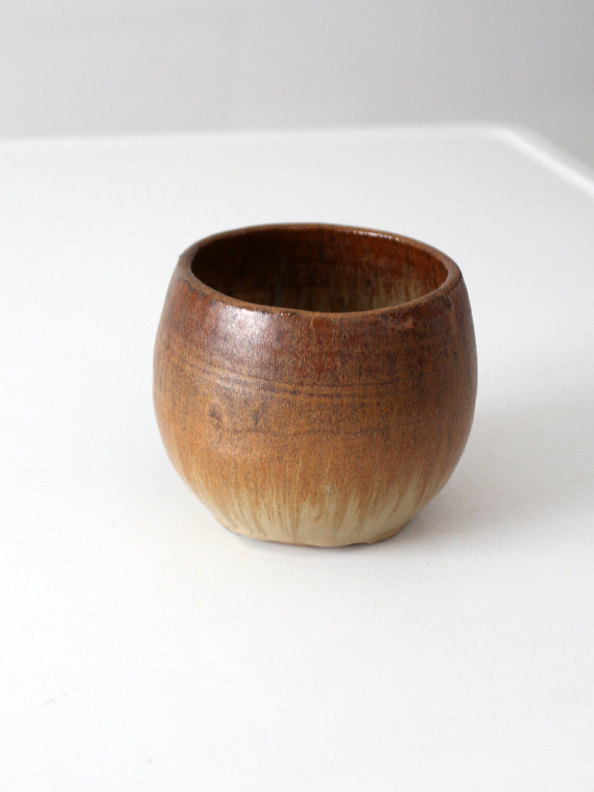 vintage handmade studio pottery bowl