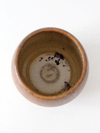 vintage handmade studio pottery bowl