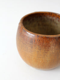vintage handmade studio pottery bowl