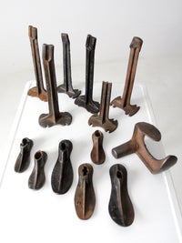 19th century cobblers tools: forms and anvils