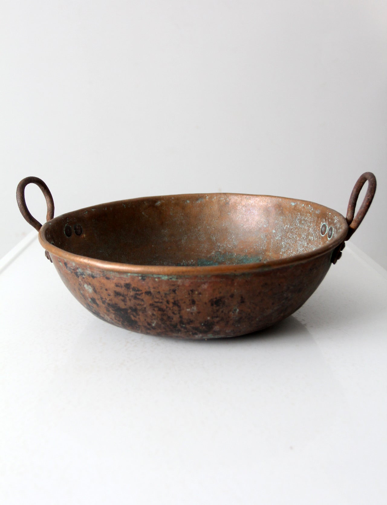 antique copper preserving pan – 86 Vintage