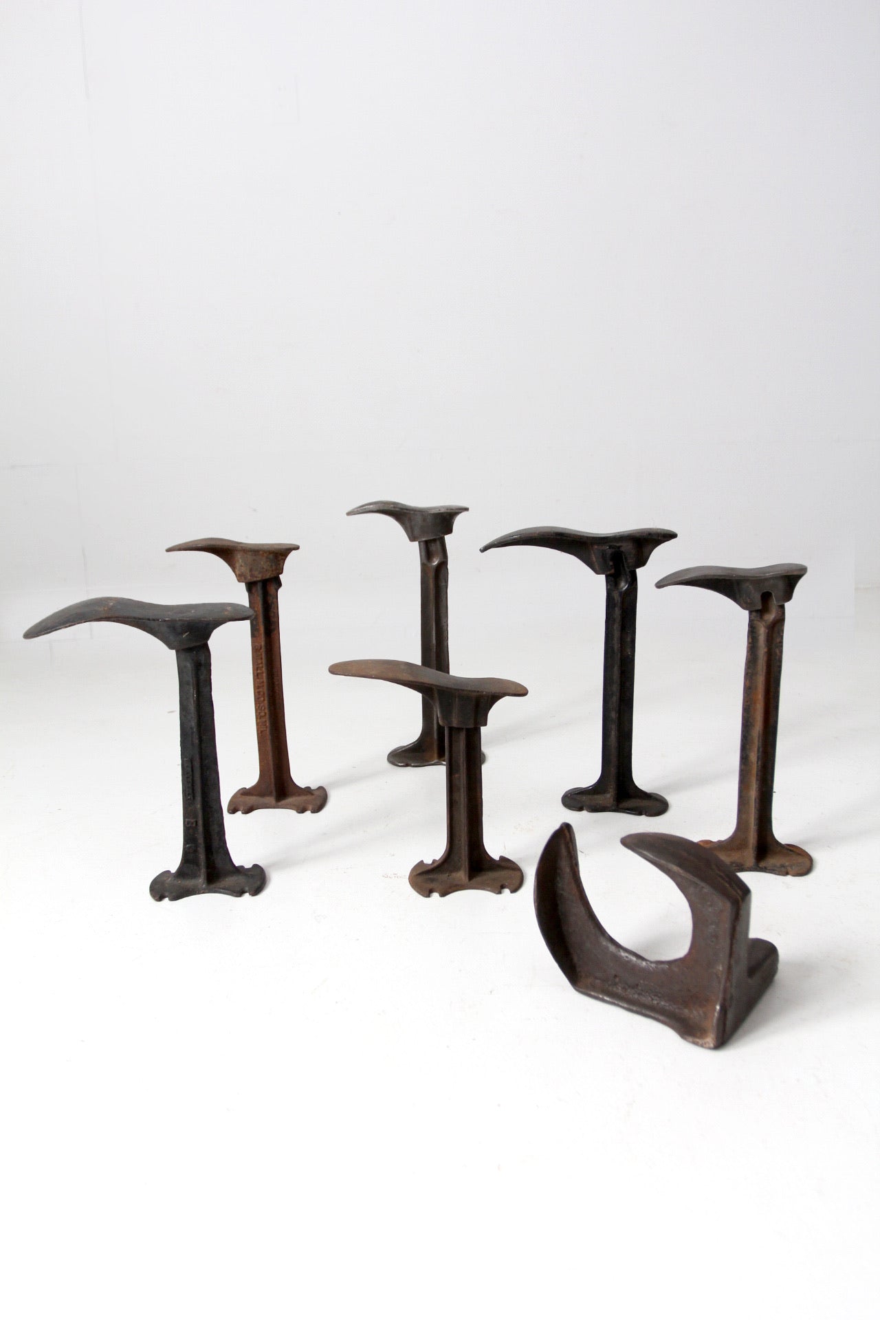 19th century cobblers tools: forms and anvils