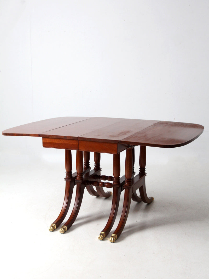 antique Duncan Phyfe style drop leaf table