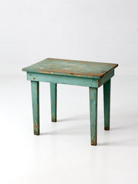 antique primitive farmhouse side table