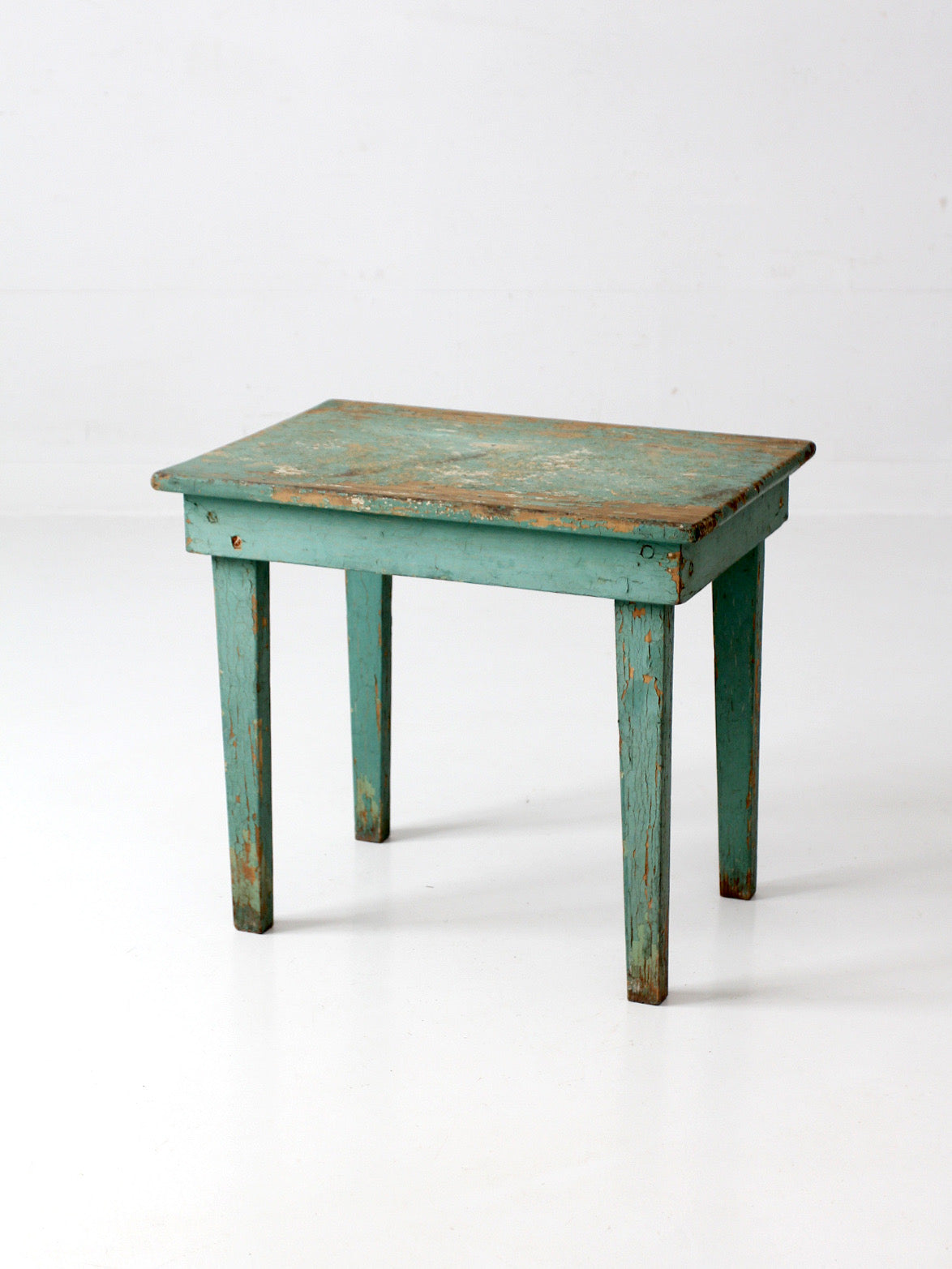 antique primitive farmhouse side table