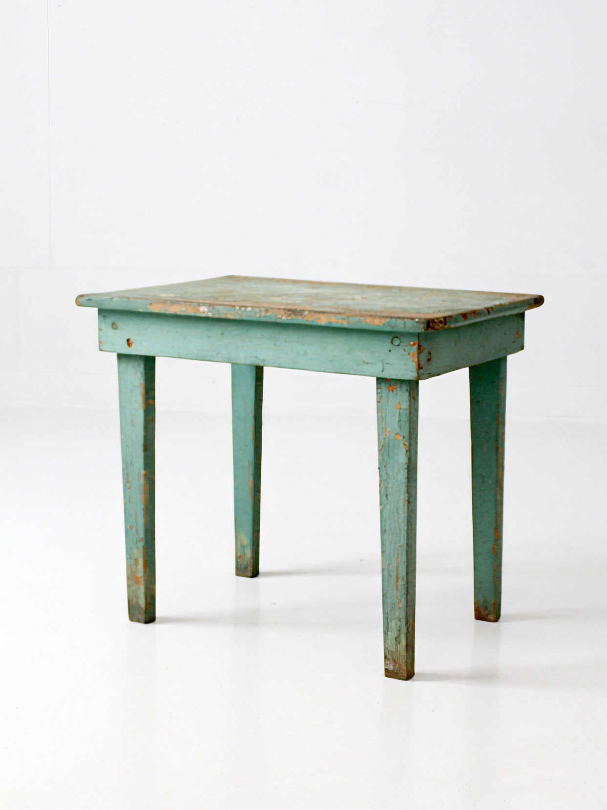antique primitive farmhouse side table