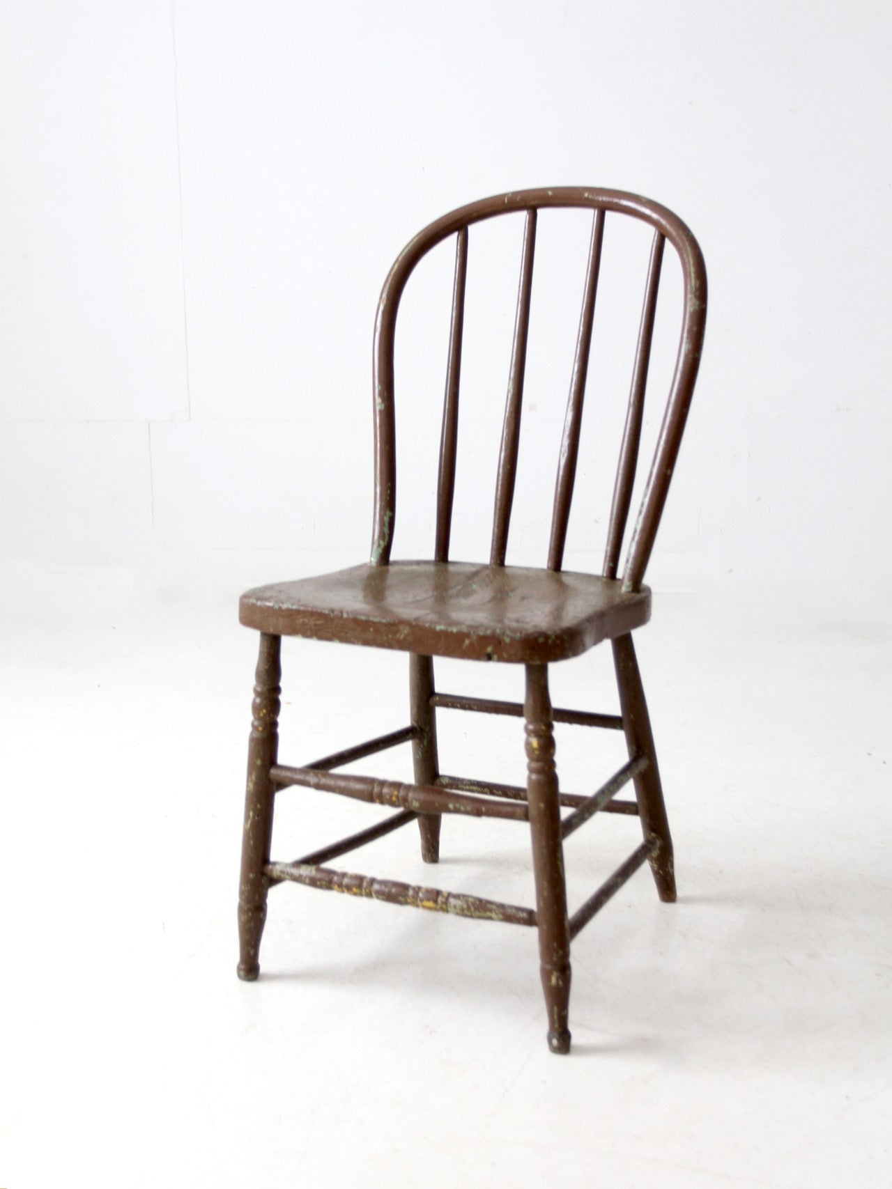 antique painted Windsor farmhouse chair