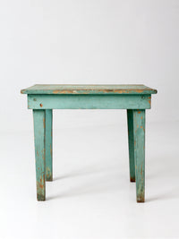 antique primitive farmhouse side table