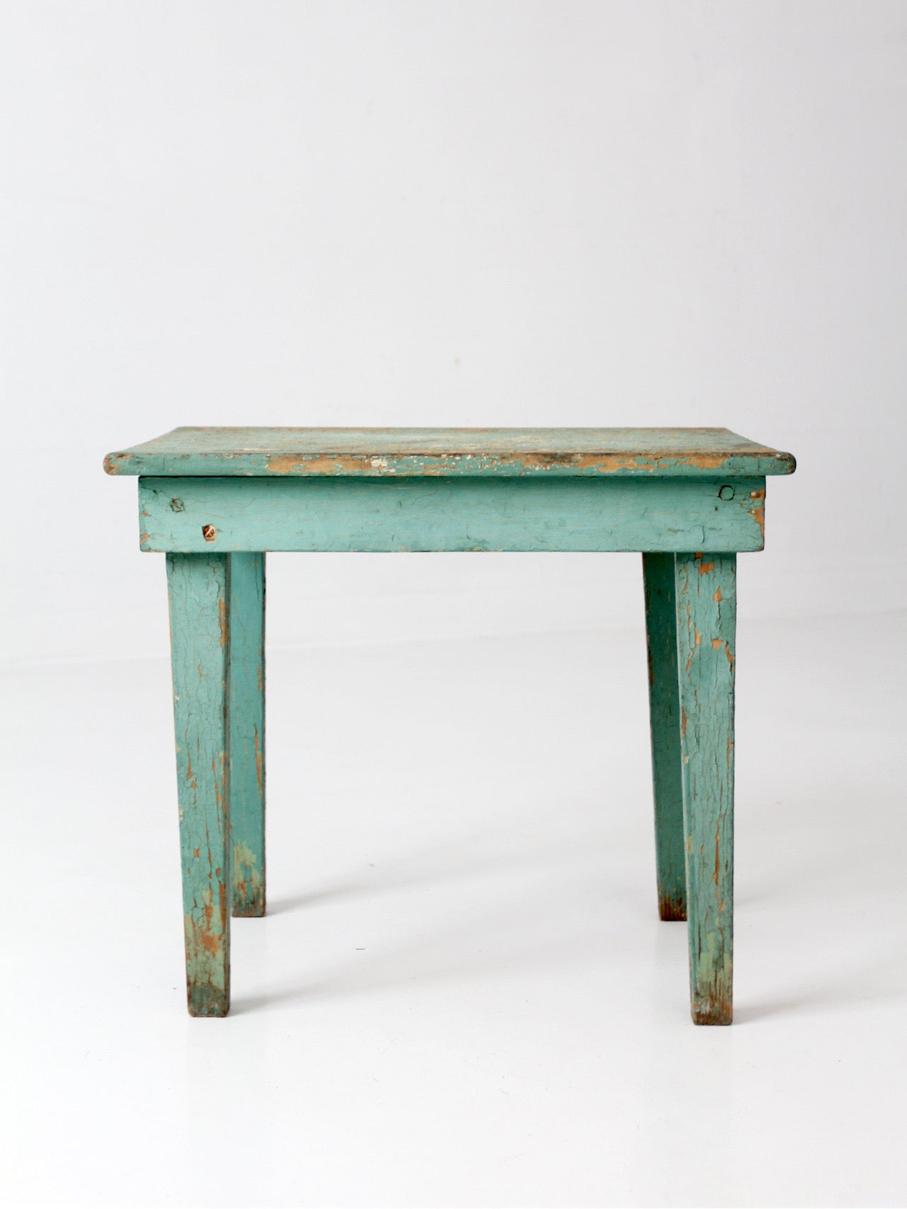 antique primitive farmhouse side table