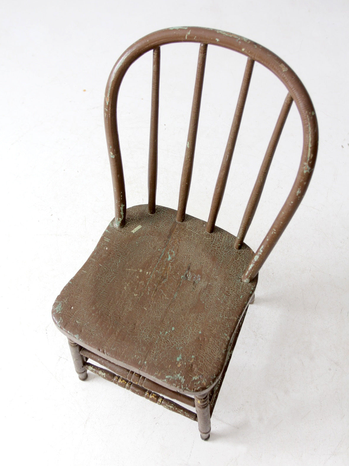 antique painted Windsor farmhouse chair