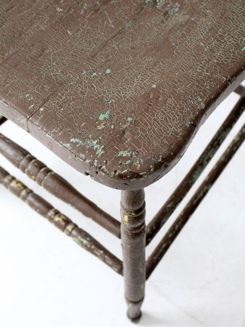 antique painted Windsor farmhouse chair