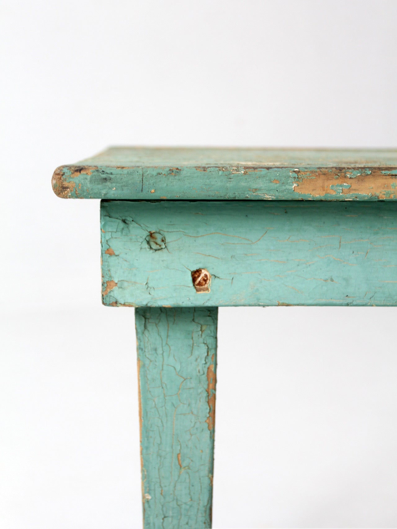 antique primitive farmhouse side table