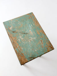 antique primitive farmhouse side table