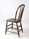 antique painted Windsor farmhouse chair