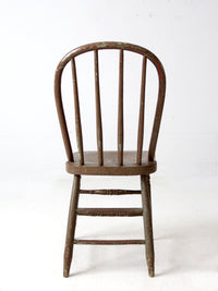 antique painted Windsor farmhouse chair