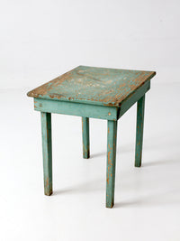 antique primitive farmhouse side table