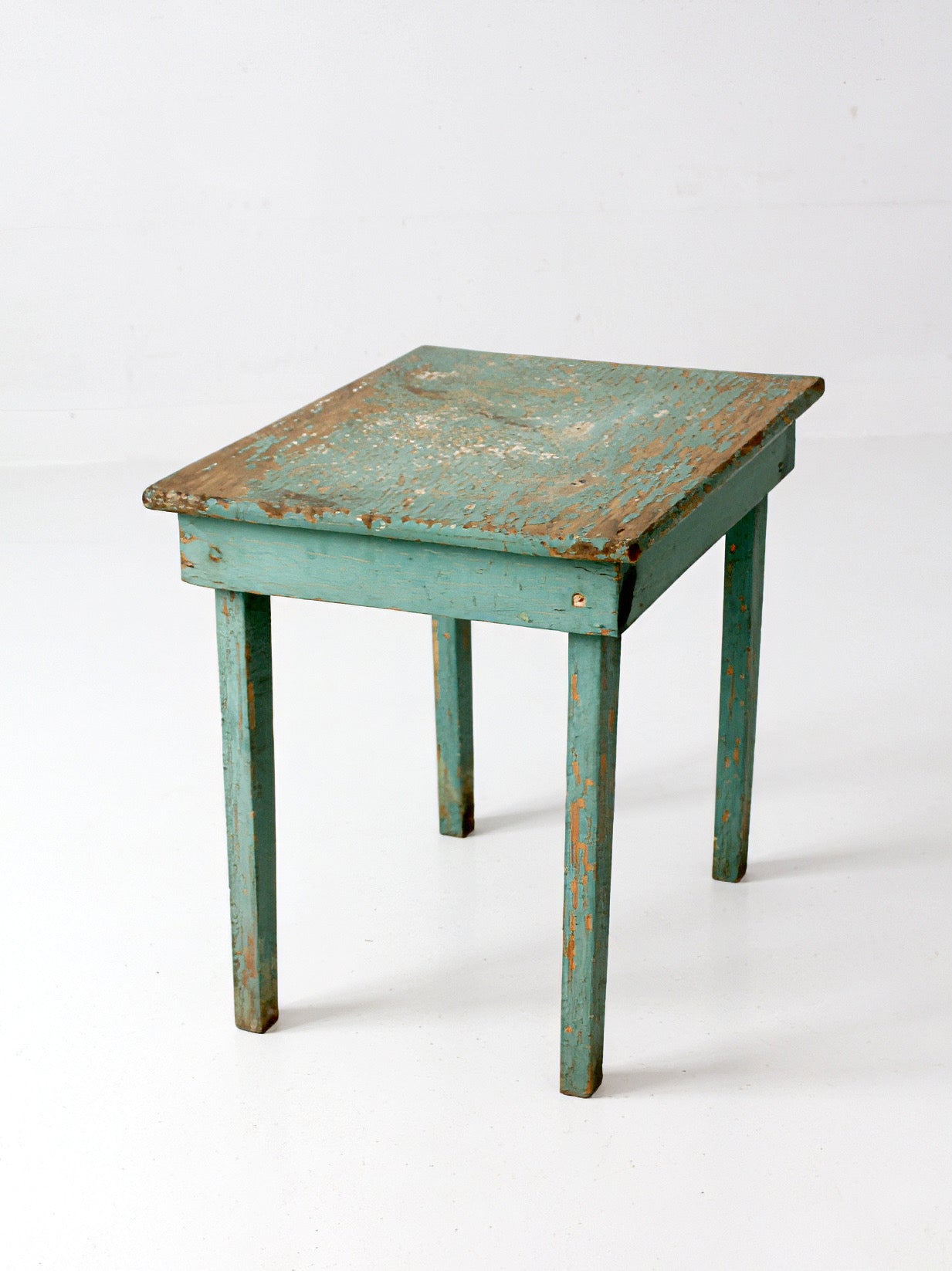 antique primitive farmhouse side table