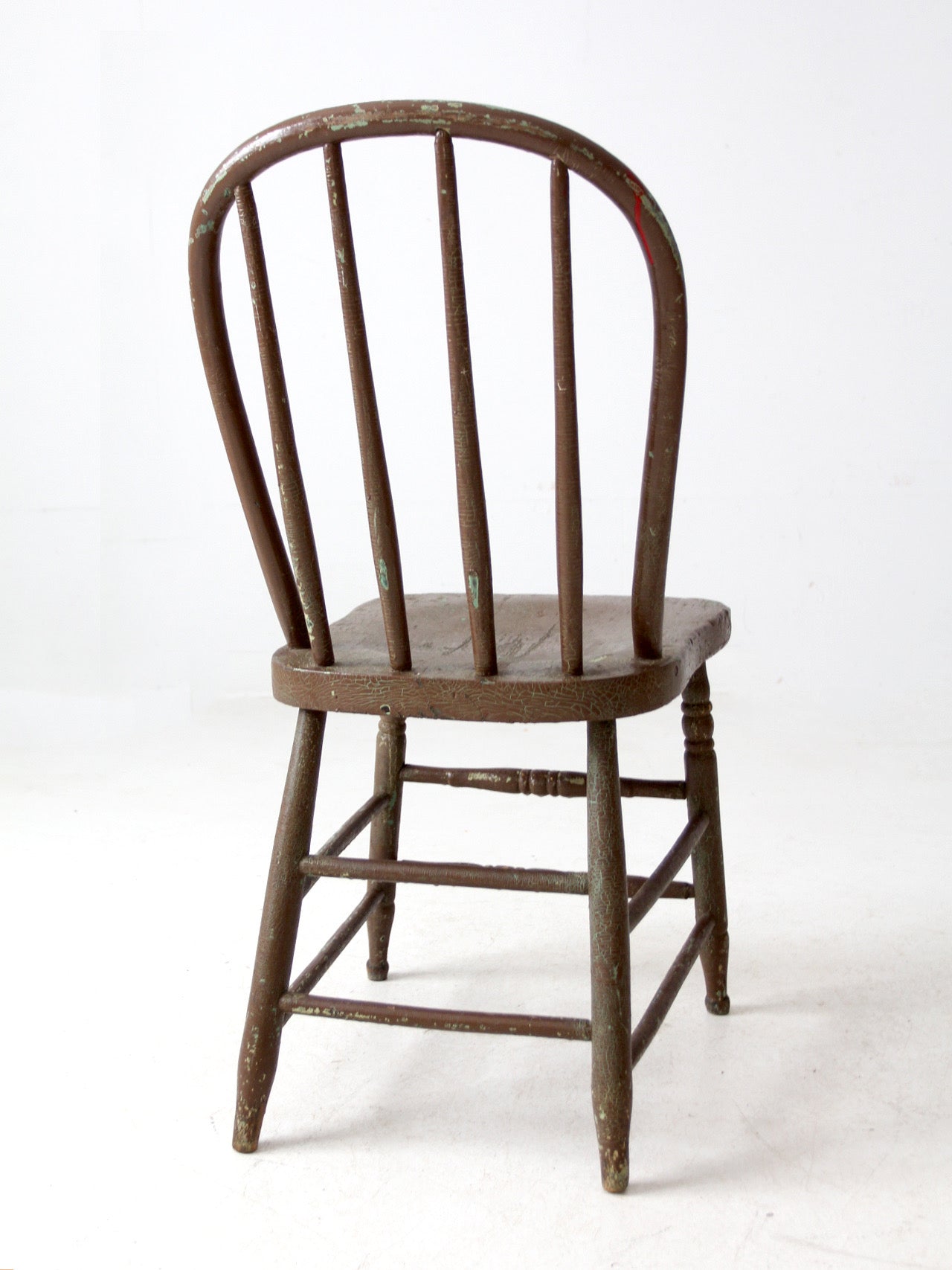 antique painted Windsor farmhouse chair