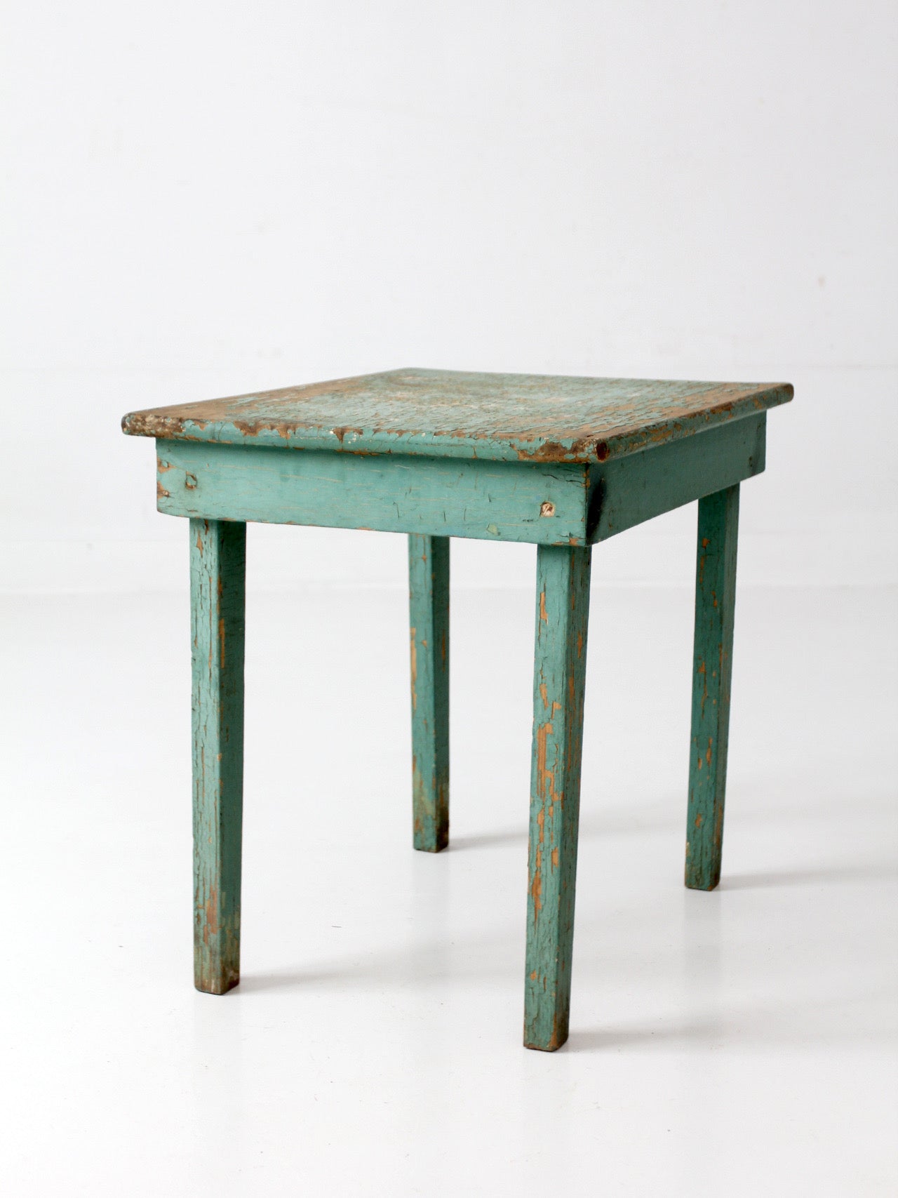 antique primitive farmhouse side table