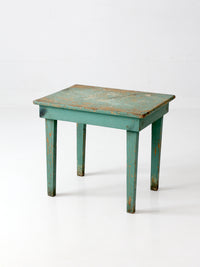 antique primitive farmhouse side table