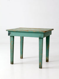 antique primitive farmhouse side table