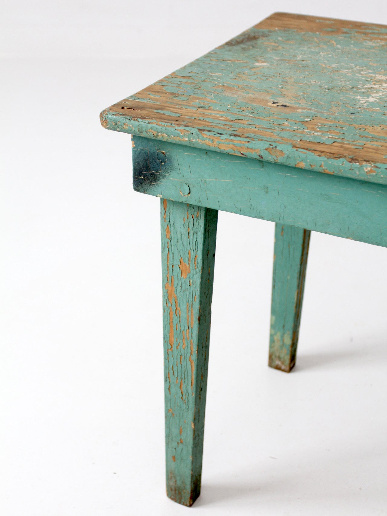 antique primitive farmhouse side table